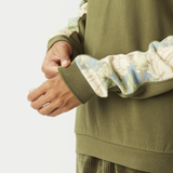 BLAYR PRINTED CREW __color:Tobacco_Timeless_Flower#9