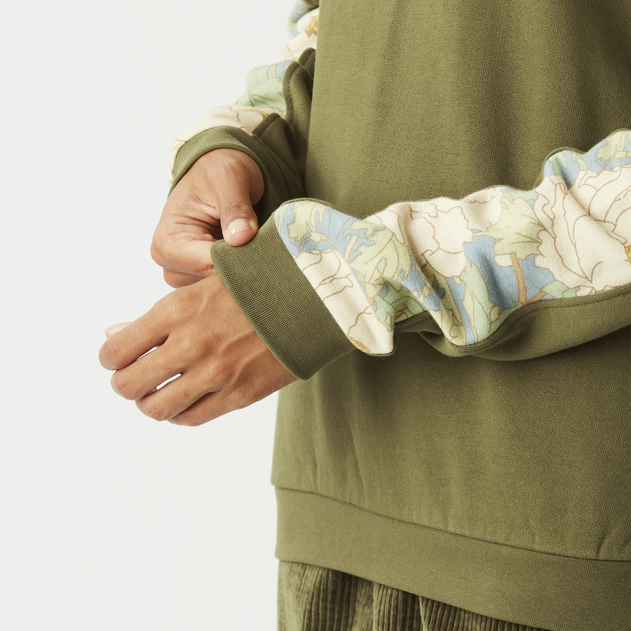 BLAYR PRINTED CREW __color:Tobacco_Timeless_Flower#9