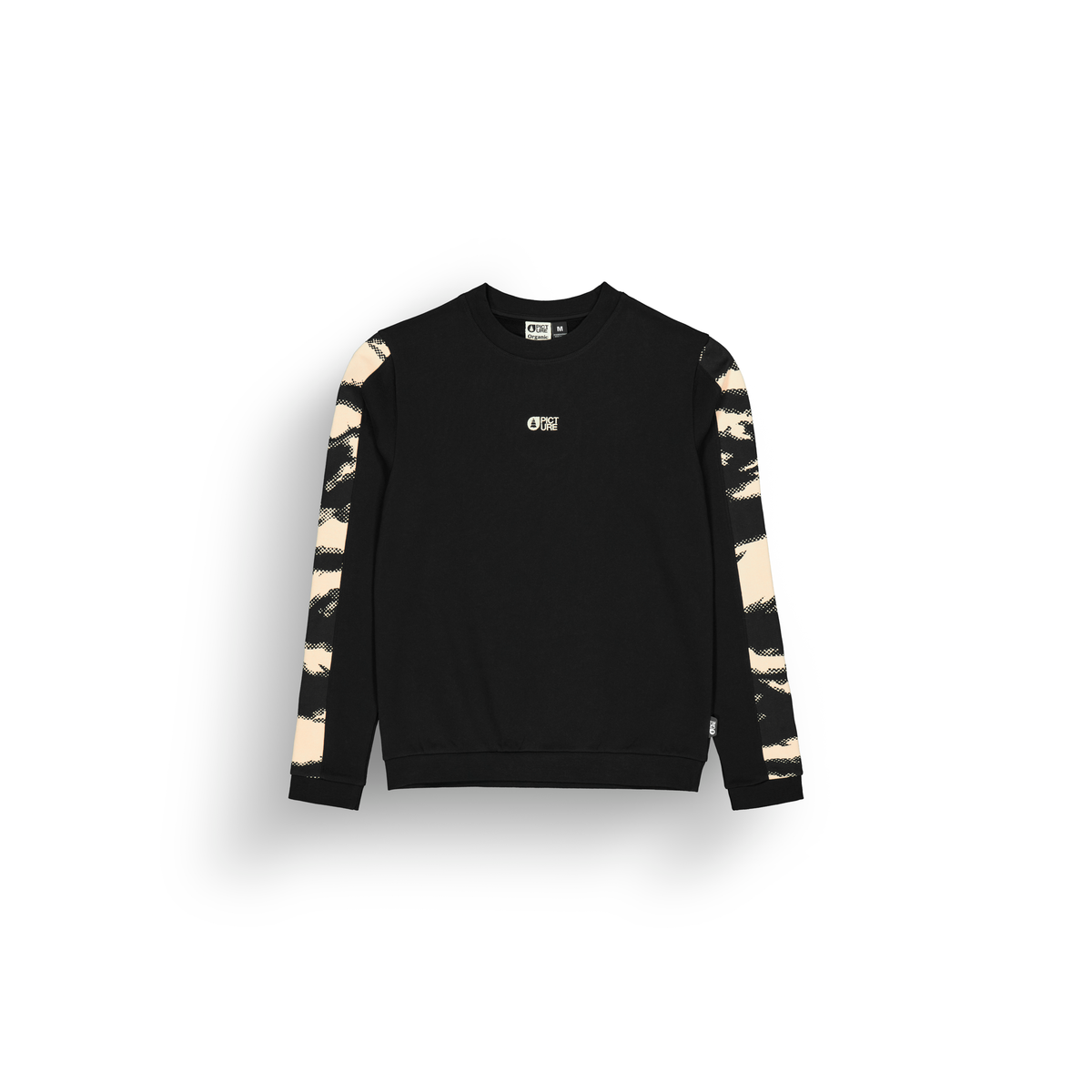 BLAYR PRINTED CREW __color:Black_Shadow#4