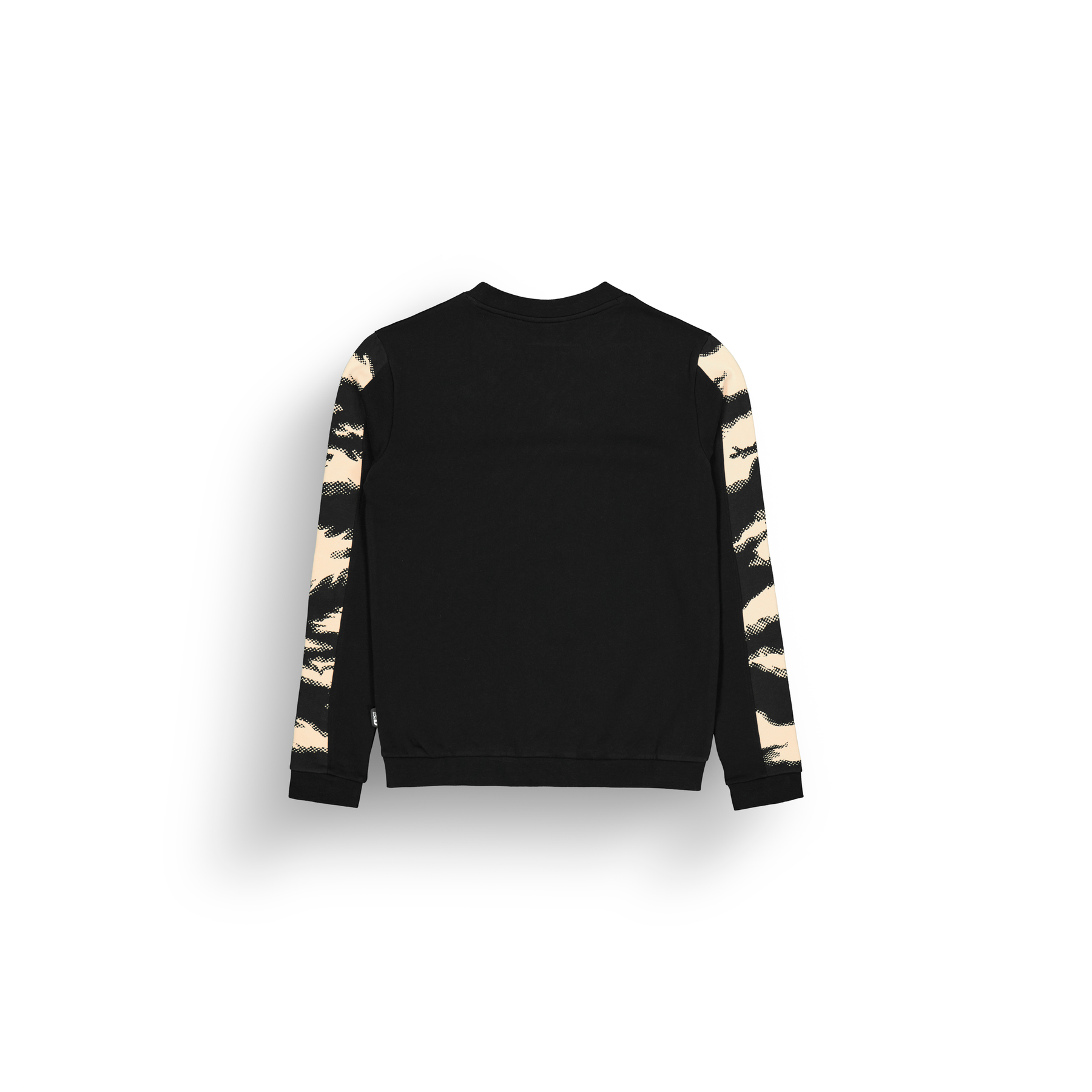 BLAYR PRINTED CREW __color:Black_Shadow#5