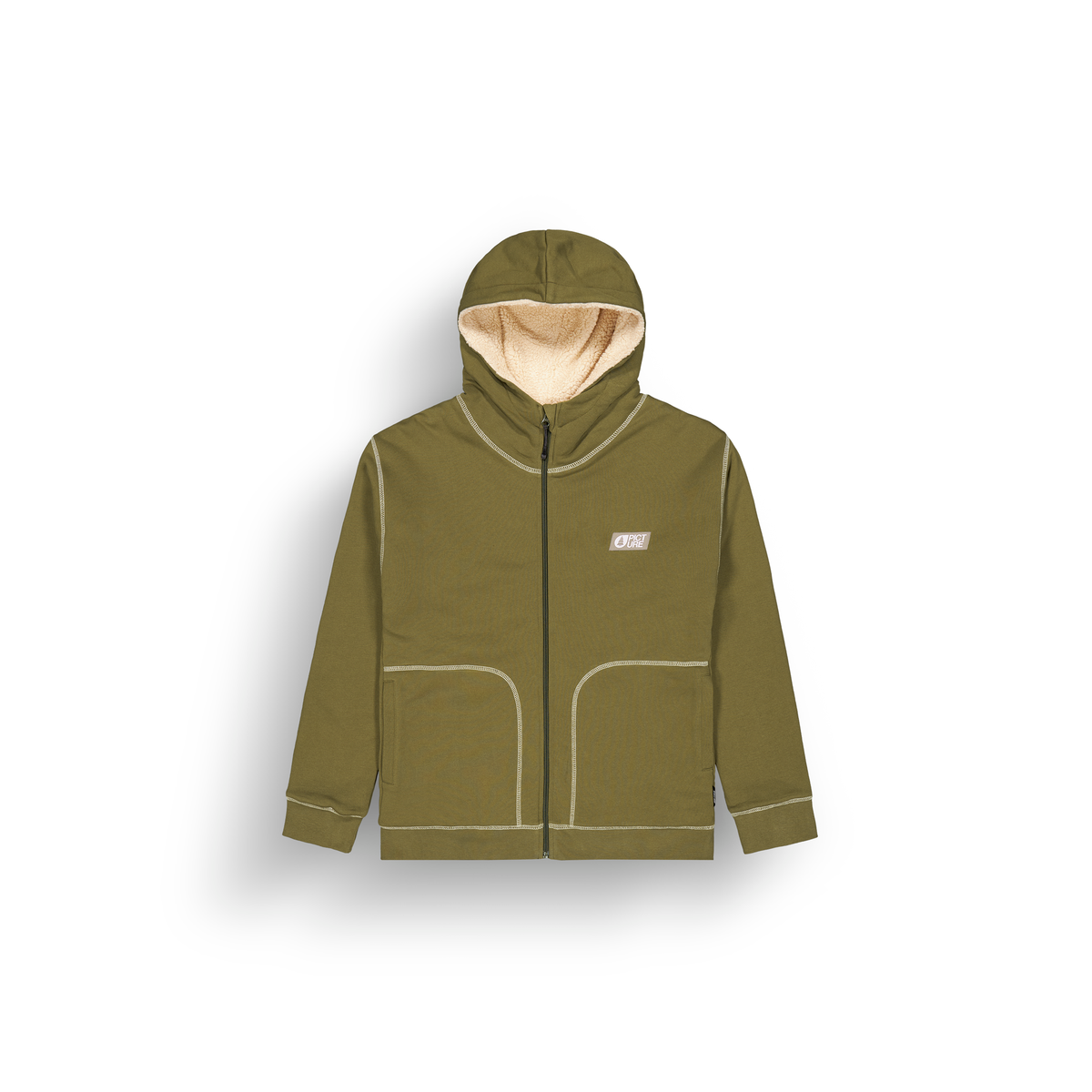 BASEMENT PLUSH Z HOODIE W __color:Tobacco#20