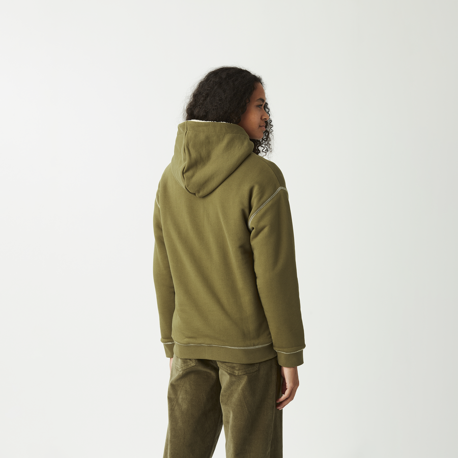BASEMENT PLUSH Z HOODIE W __color:Tobacco#16