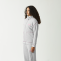 BASEMENT PLUSH Z HOODIE W __color:Grey_Melange#1