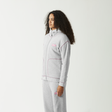 BASEMENT PLUSH Z HOODIE W __color:Grey_Melange#1