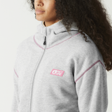 BASEMENT PLUSH Z HOODIE W __color:Grey_Melange#3