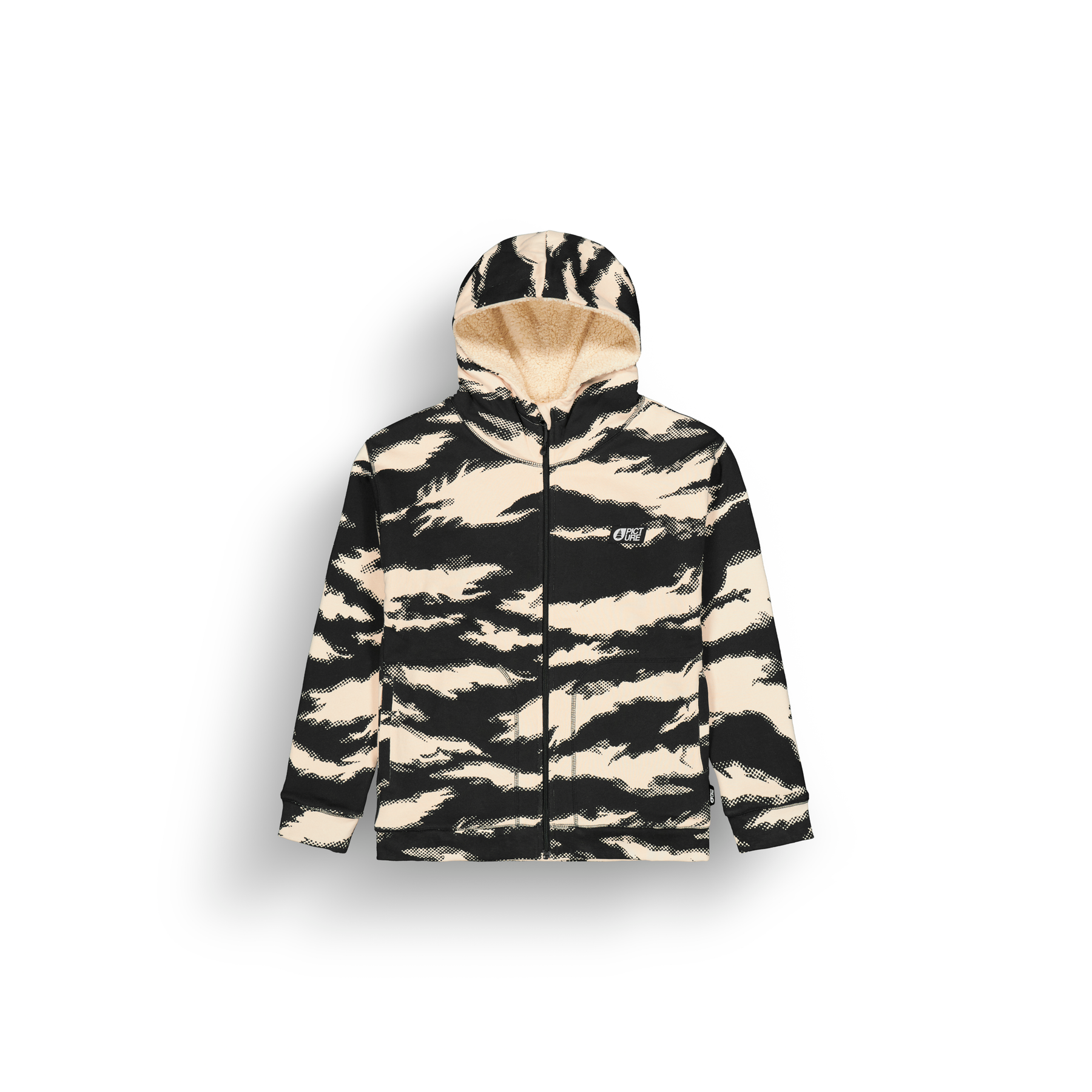 BASEMENT PLUSH Z HOODIE W __color:Shadow_Print#12