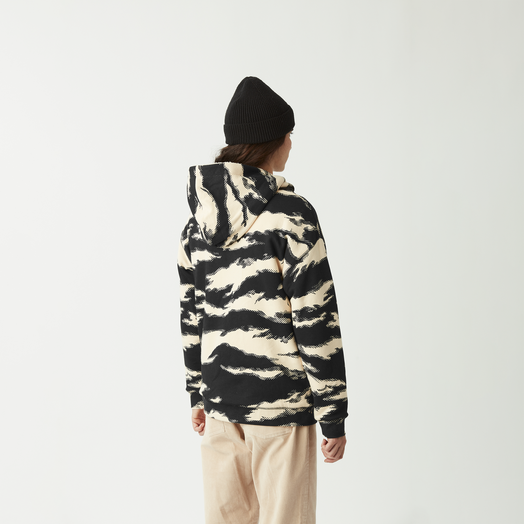 BASEMENT PLUSH Z HOODIE W __color:Shadow_Print#9