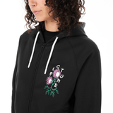 CARYNA ZIP HOODIE __color:Black#3