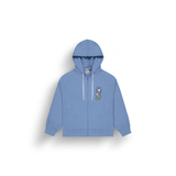 CARYNA ZIP HOODIE __color:Stonewash#10