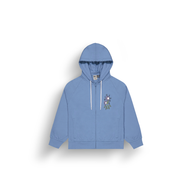 CARYNA ZIP HOODIE __color:Stonewash#10