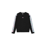 BLAYR PRINTED CREW __color:Black_/_Wasania#4