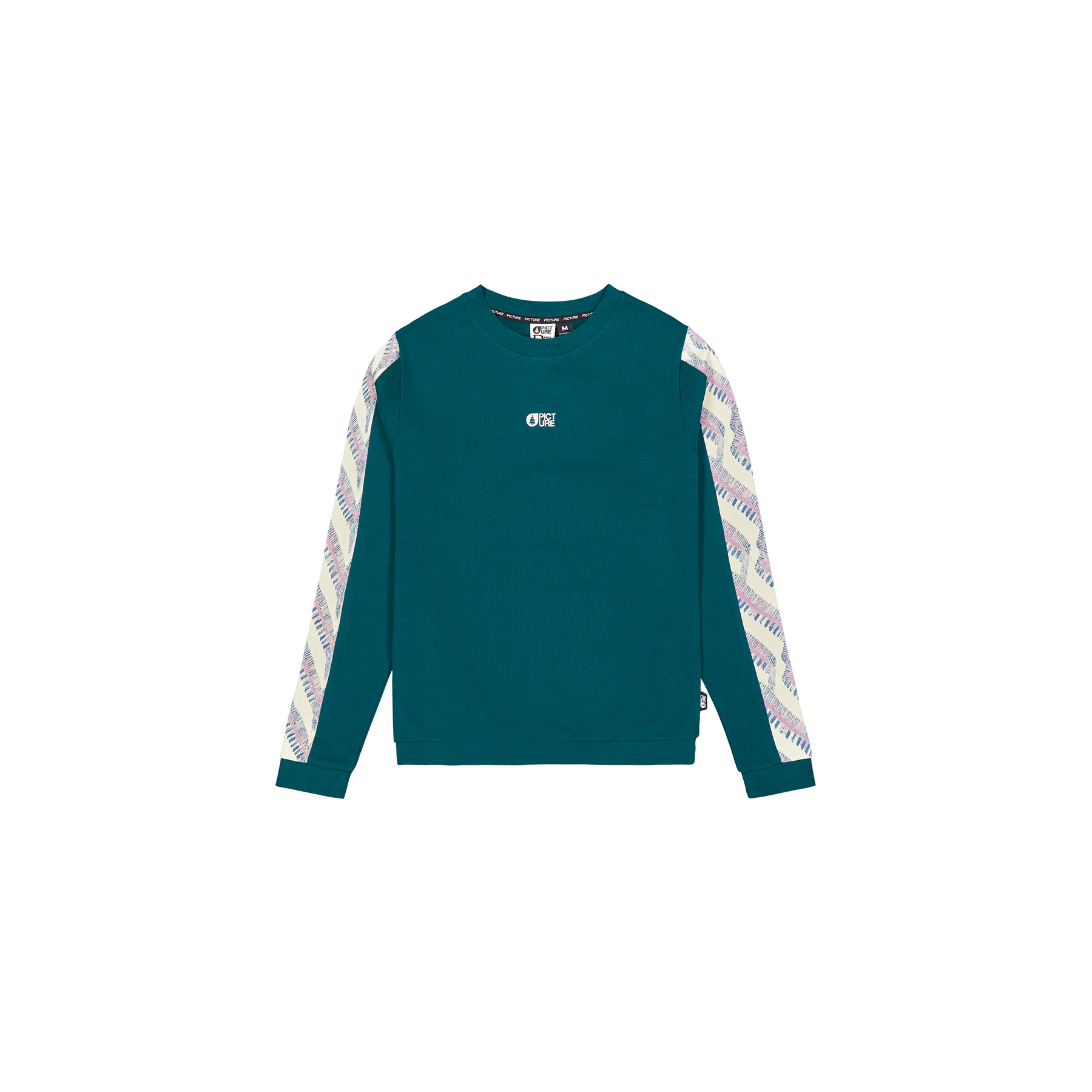 BLAYR PRINTED CREW __color:Deep_Water_/_Birdiplum#10
