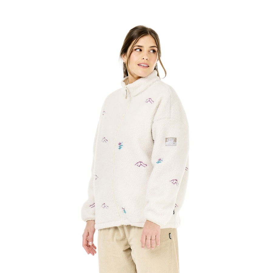 NYSS EMBRO ZIP FLEECE __color:Tofu#1