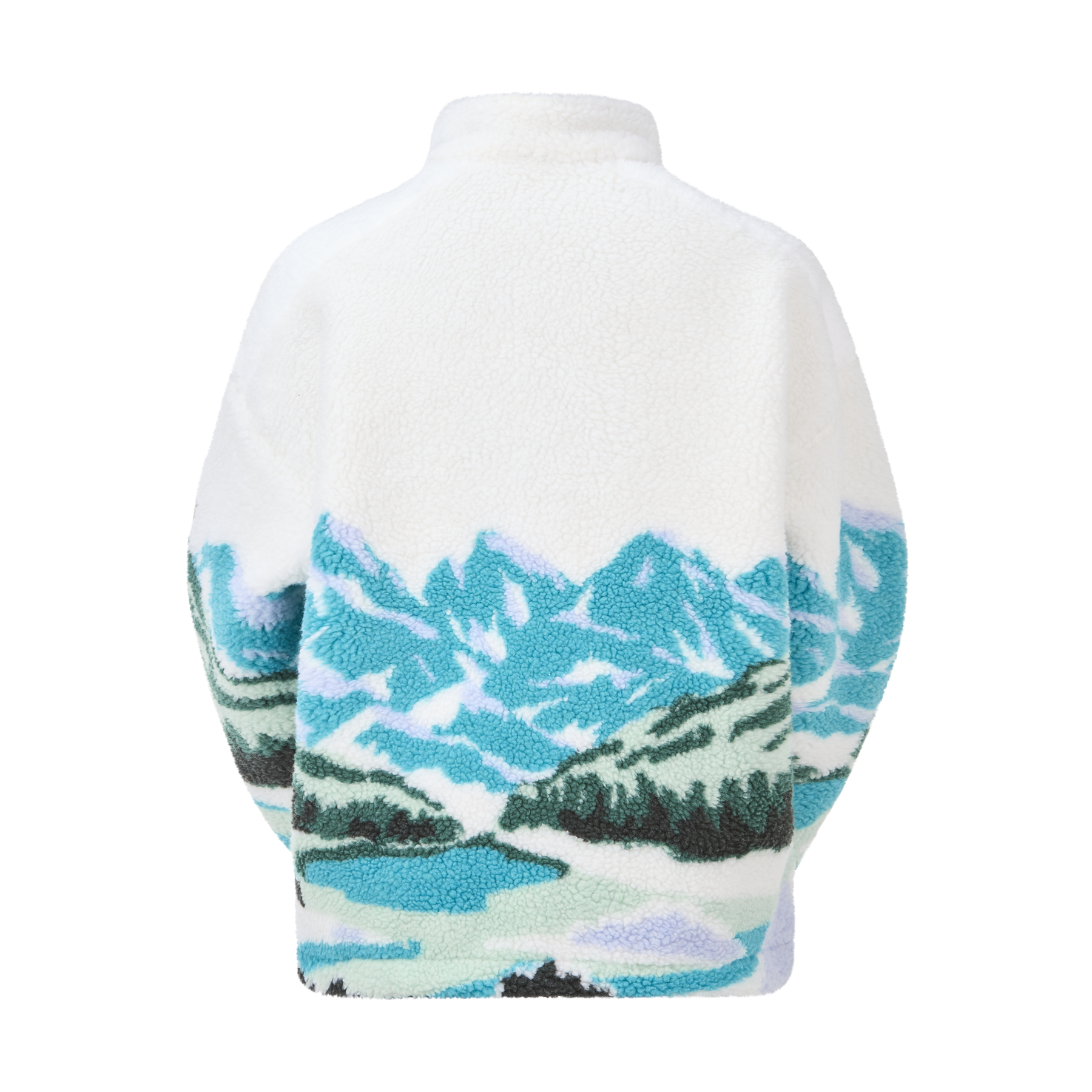 NYSS ZIP FLEECE __color:Landscape_Pure#14