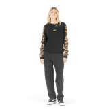 BLAYR PRINTED CREW __color:Black#1