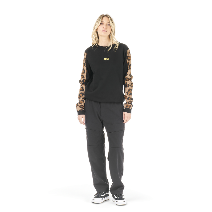 BLAYR PRINTED CREW __color:Black#1