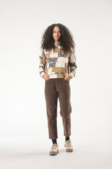 NERIS CROP HOODIE __color:Patchwork_Print#23