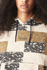 NERIS CROP HOODIE __color:Patchwork_Print#26