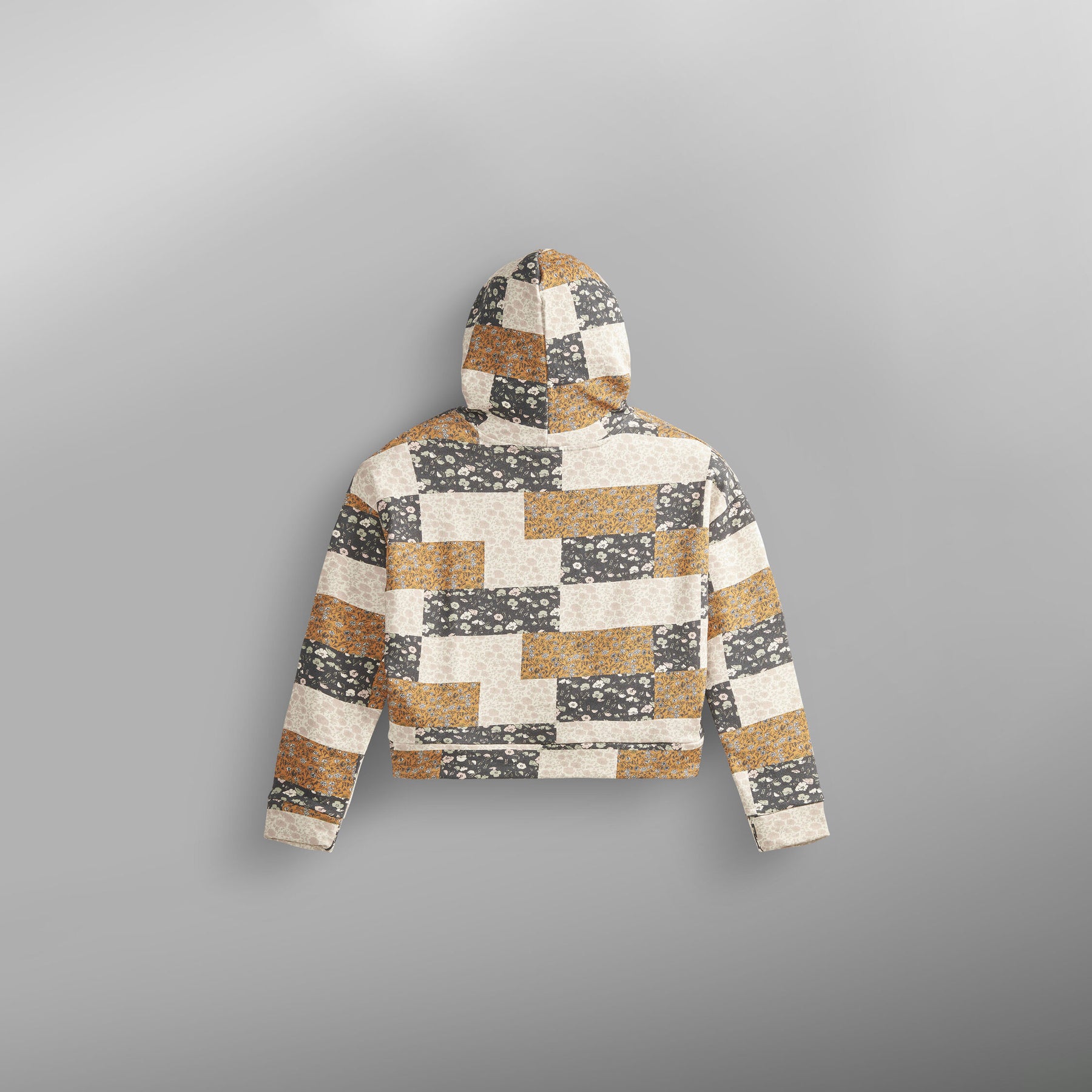 NERIS CROP HOODIE __color:Patchwork_Print#28