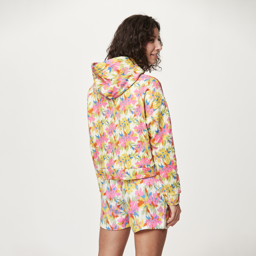 NERIS CROP HOODIE __color:Alstro_Print#4