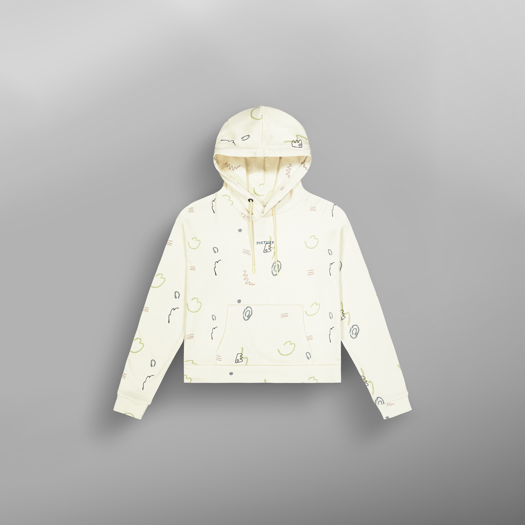 NERIS CROP HOODIE __color:Bloom_Print#20
