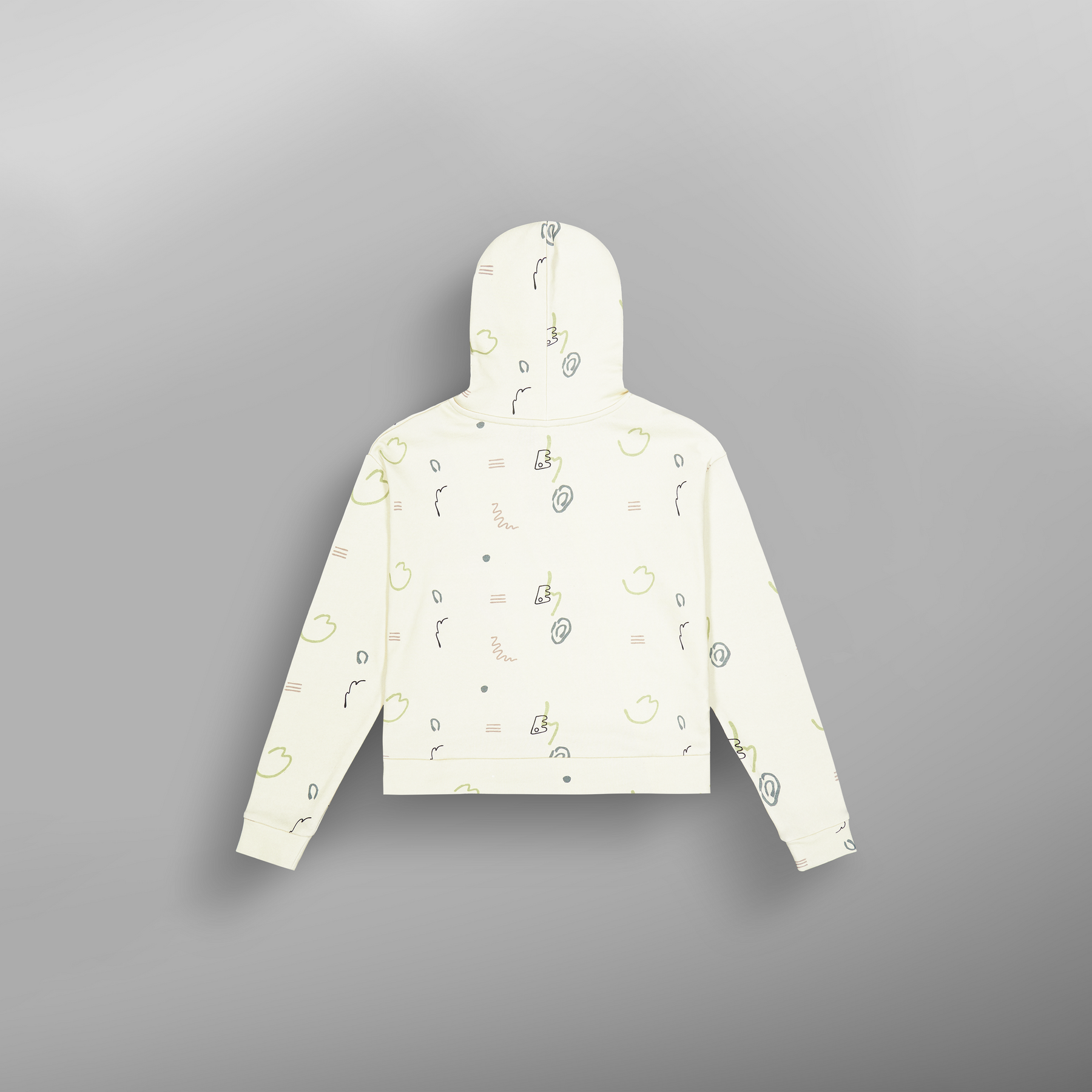 NERIS CROP HOODIE __color:Bloom_Print#21
