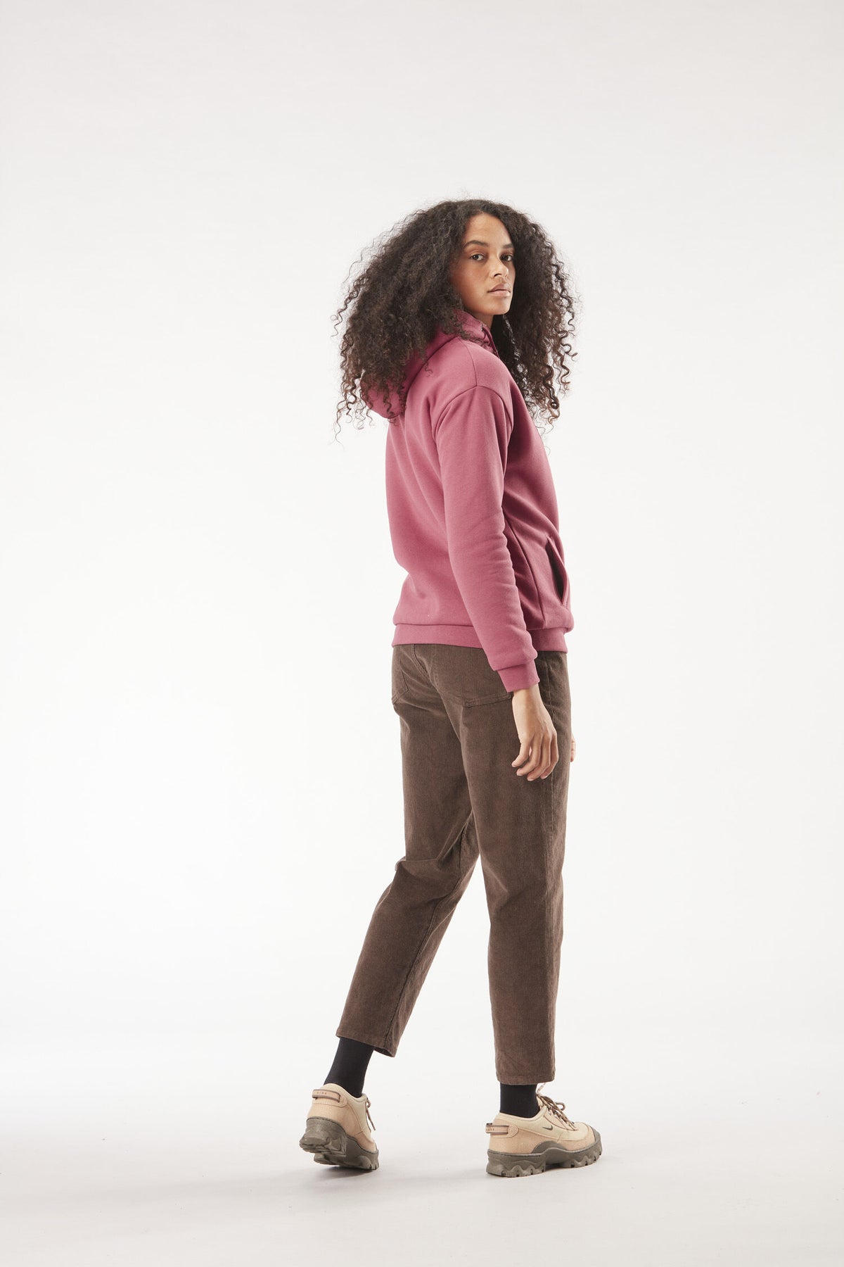 BASEMENT PLUSH Z HOODIE W __color:Maroon#16