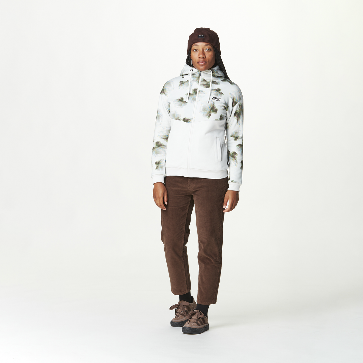 BASEMENT PLUSH Z HOODIE W __color:Pearl_Gray#22