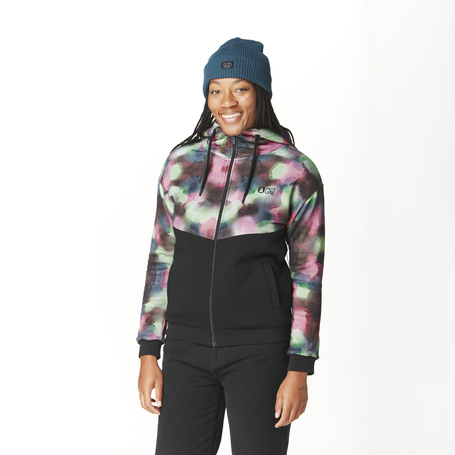 BASEMENT PLUSH Z HOODIE W __color:Black#0