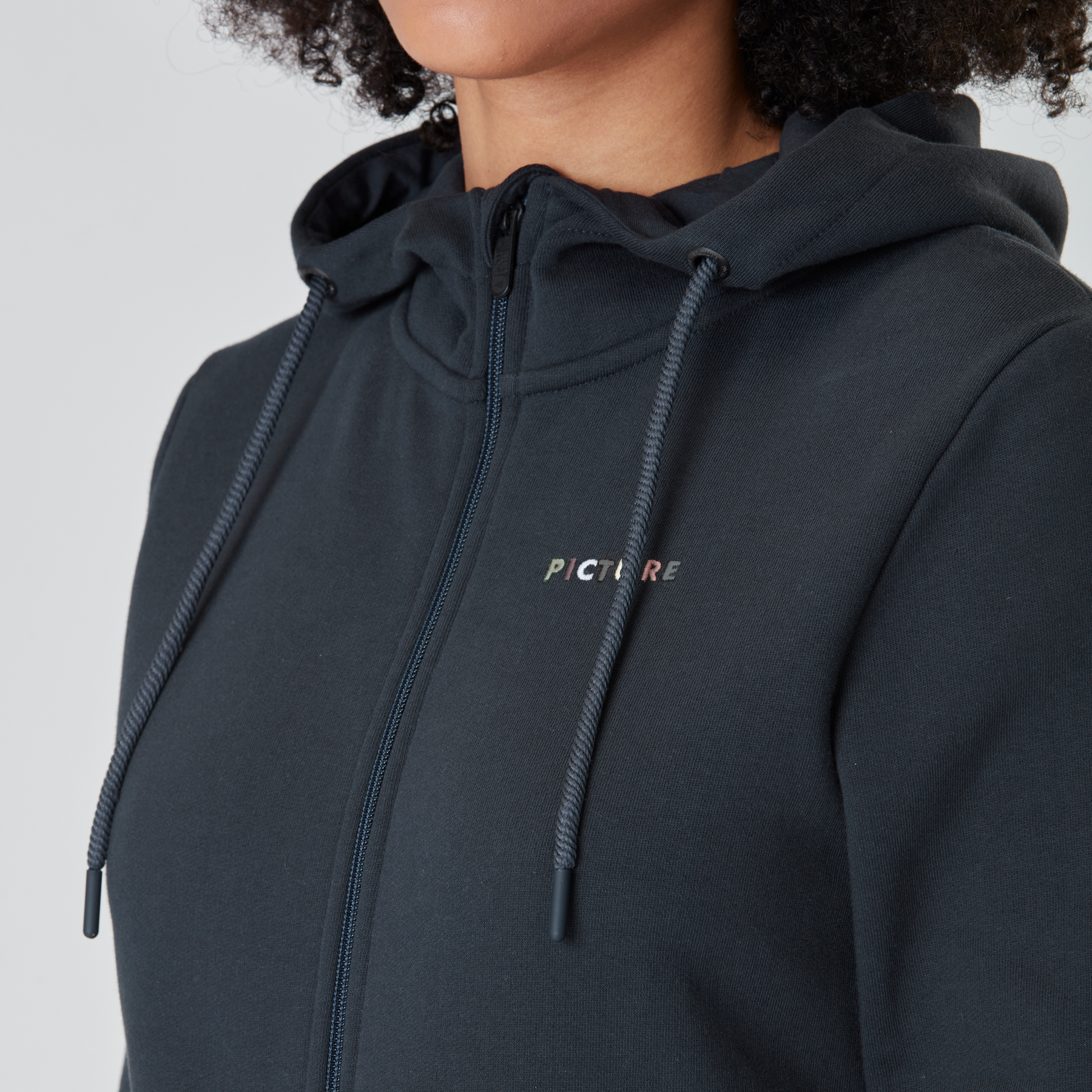 BASEMENT ZIP HOODIE W __color:Dark_Blue#22
