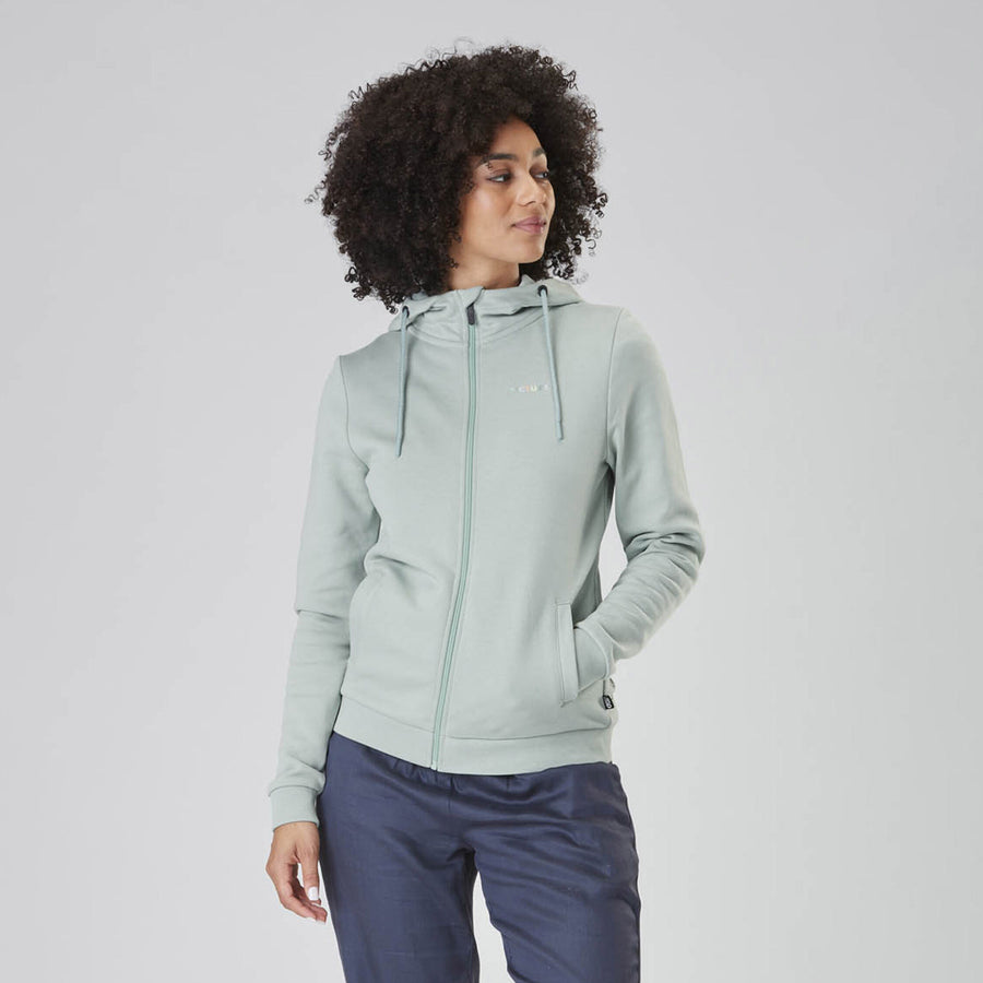 BASEMENT ZIP HOODIE W __color:Blue_Surf#0