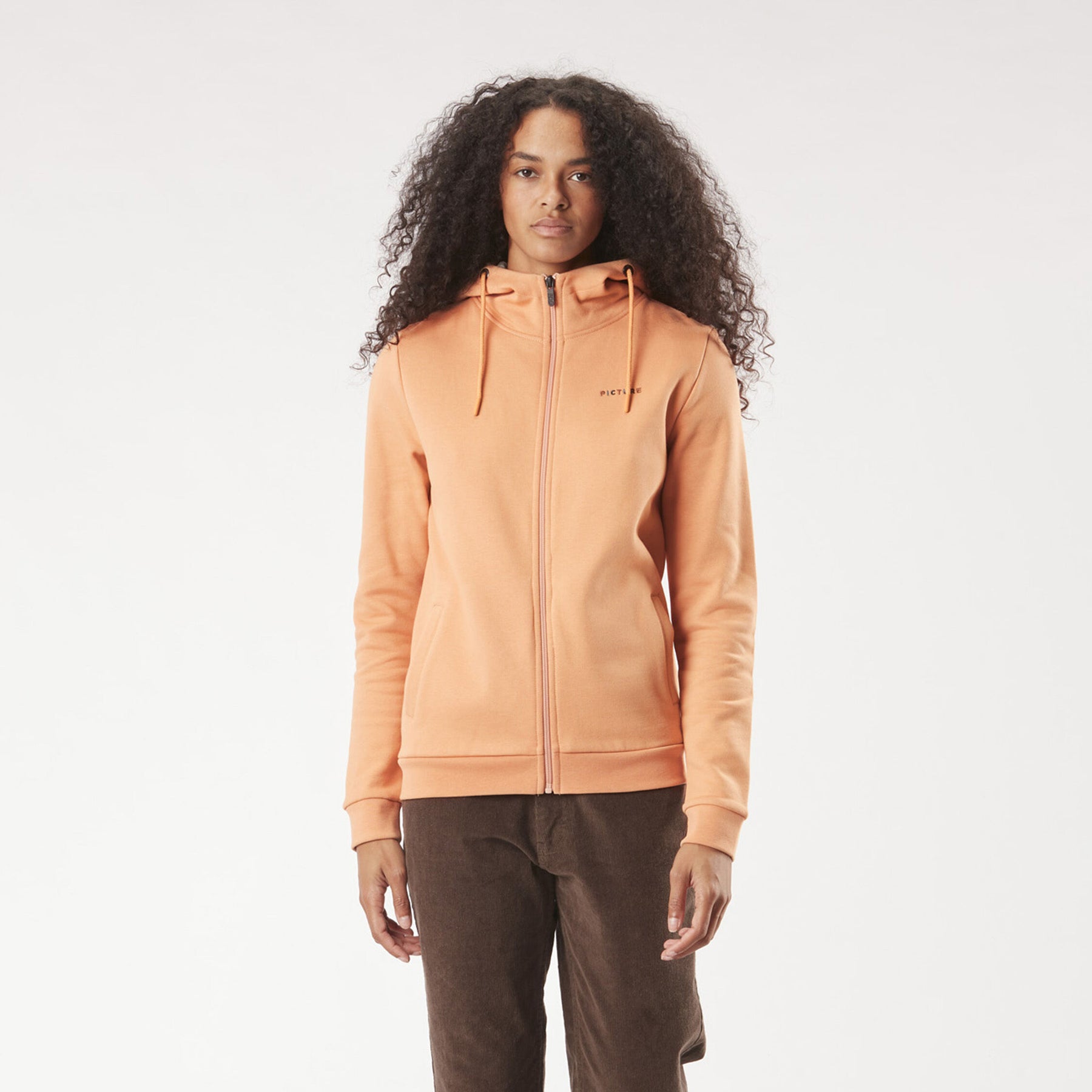 BASEMENT ZIP HOODIE W __color:Toast#33