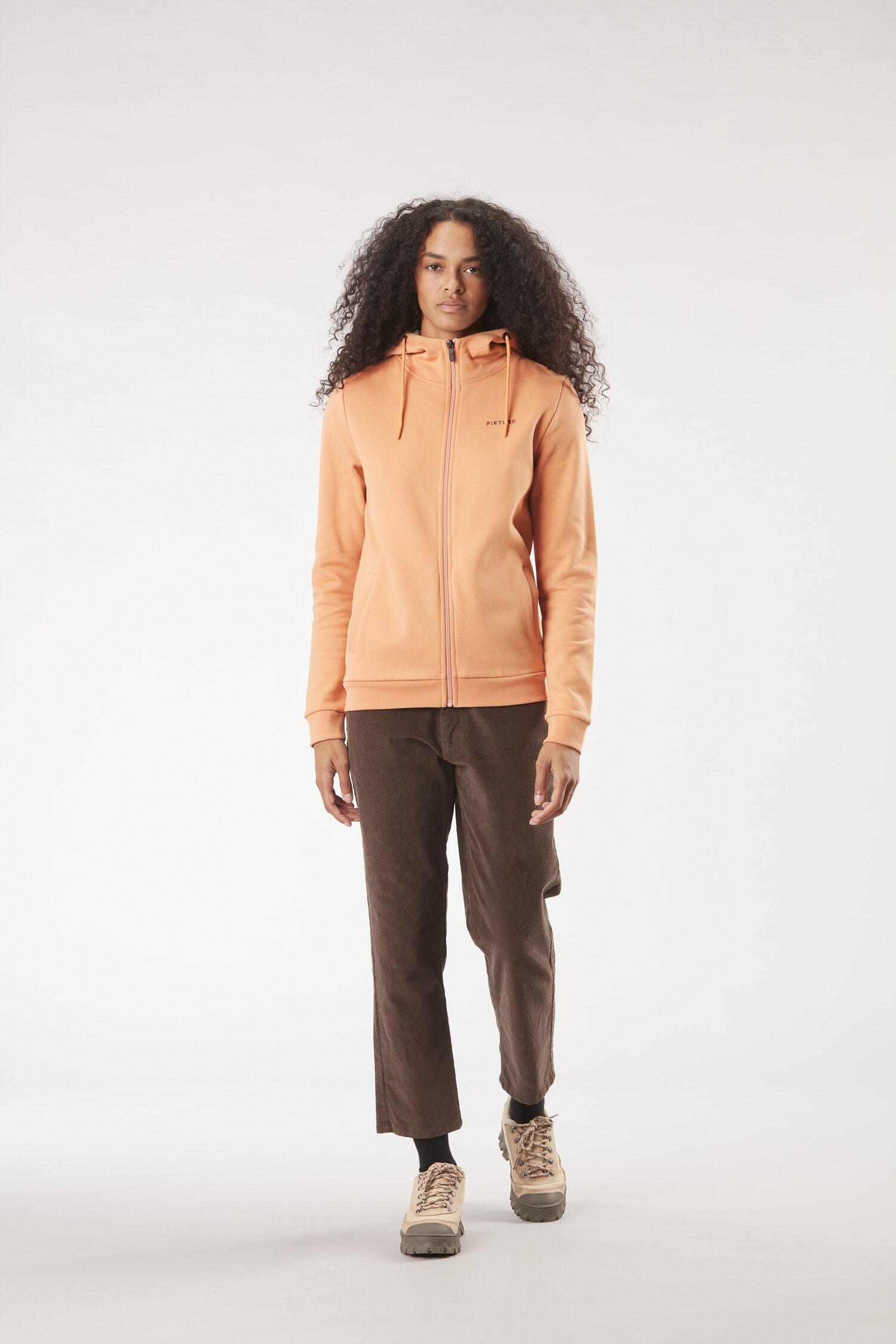 BASEMENT ZIP HOODIE W __color:Toast#34