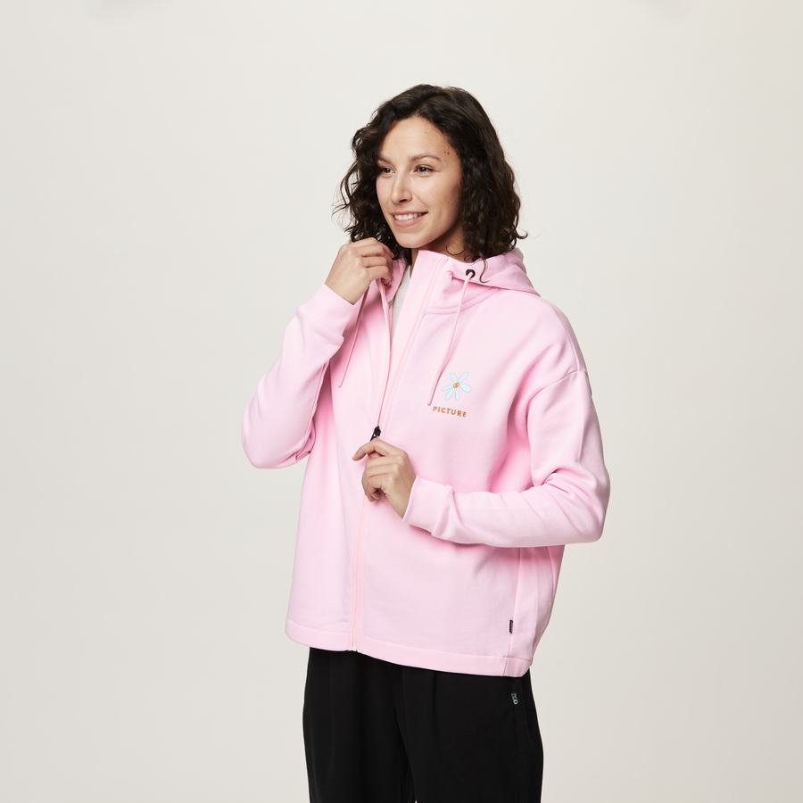 PEAR ZIP HOODIE __color:Sweet_Lilac#3