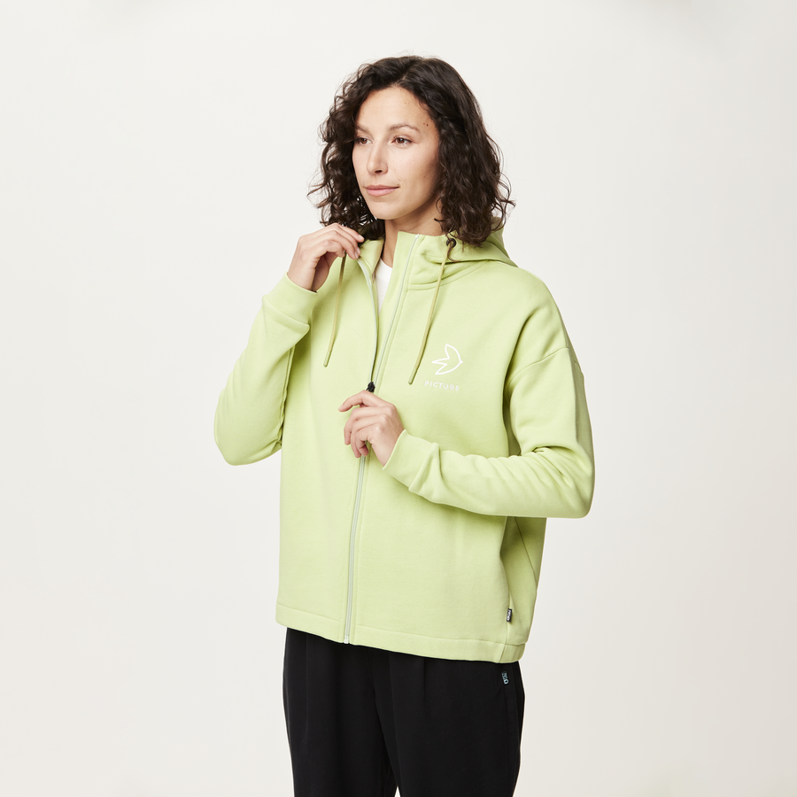 PEAR ZIP HOODIE __color:Winter_Pear#10