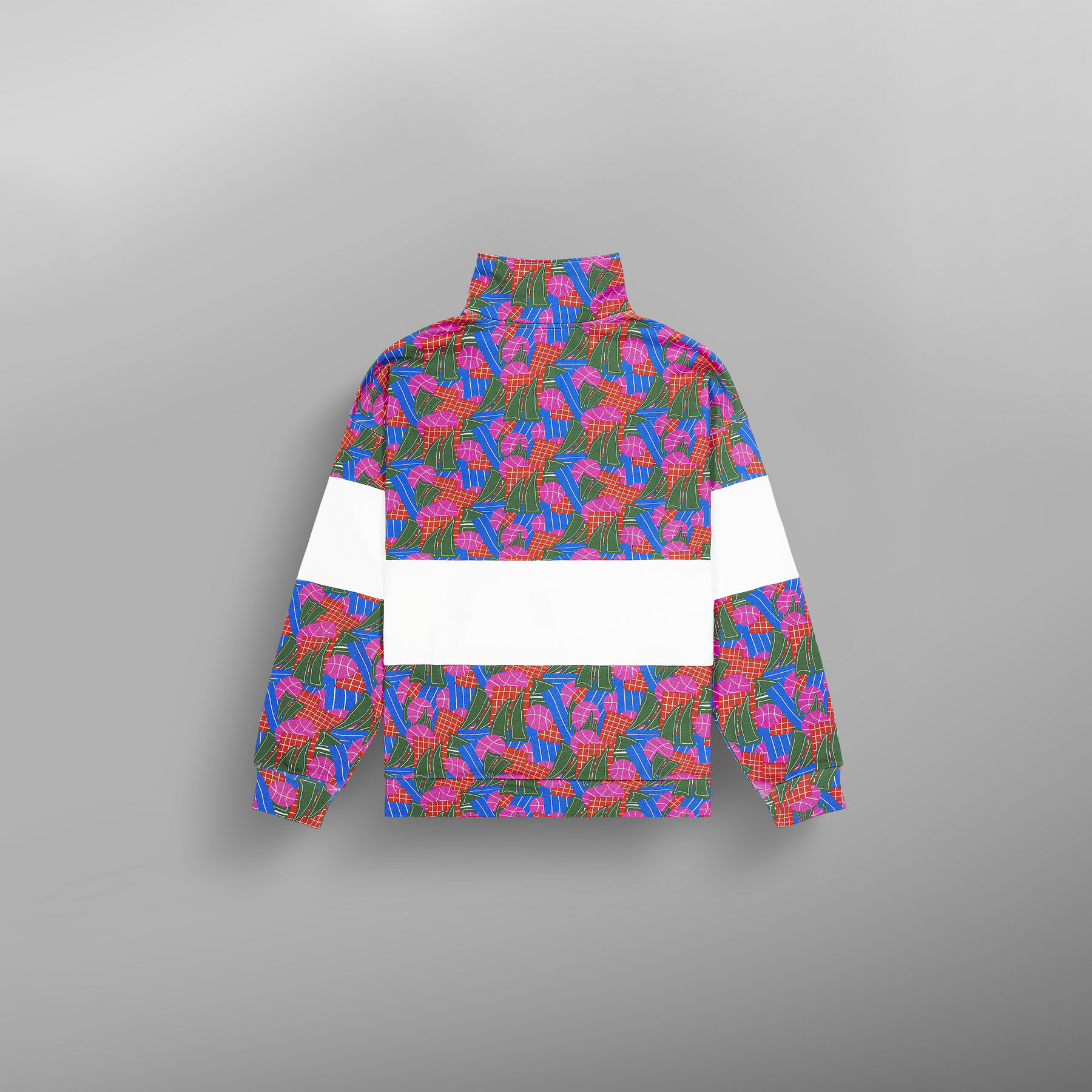 FIR RUGBY 1/4 ZIP SWEATER __color:Player_Print#12