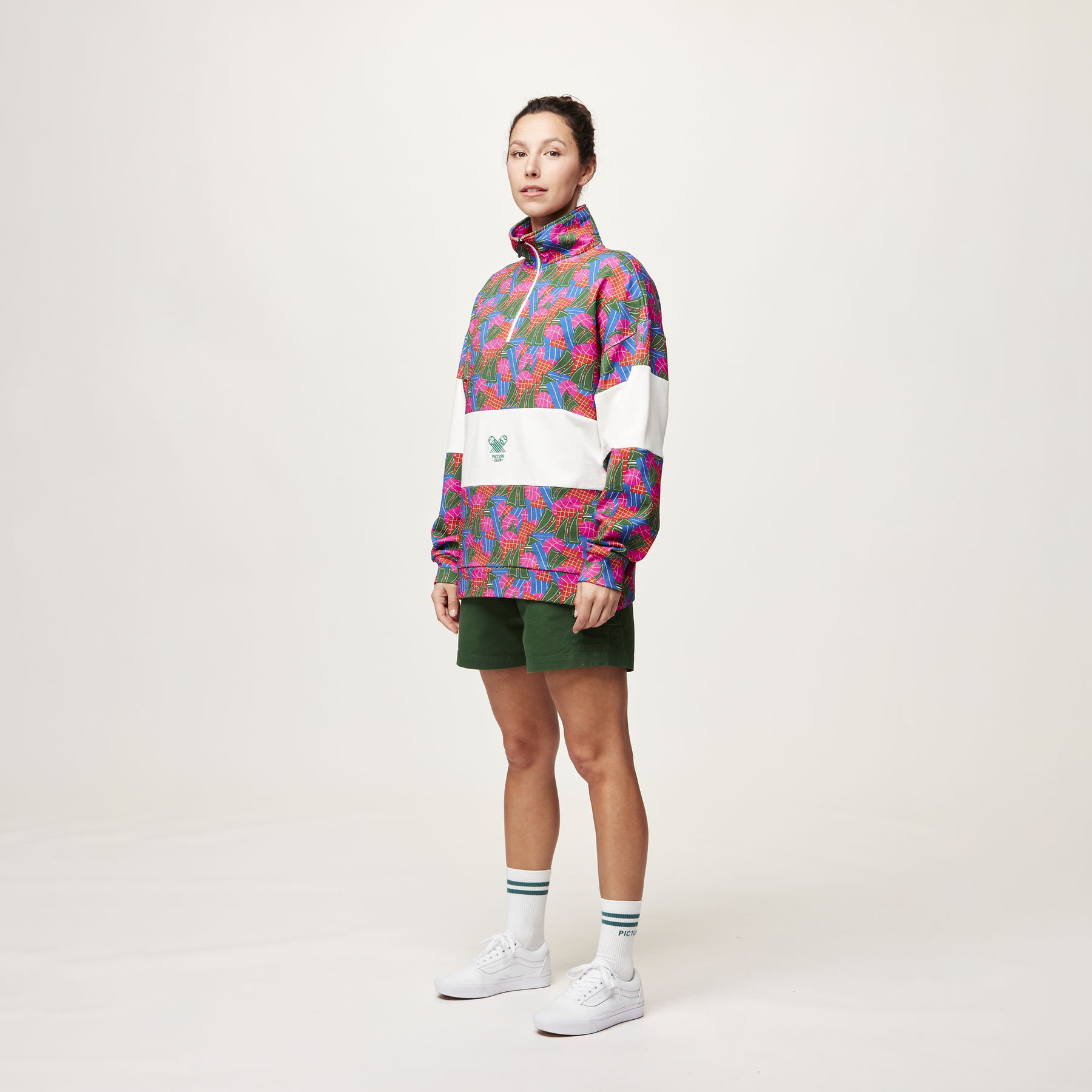 FIR RUGBY 1/4 ZIP SWEATER __color:Player_Print#7