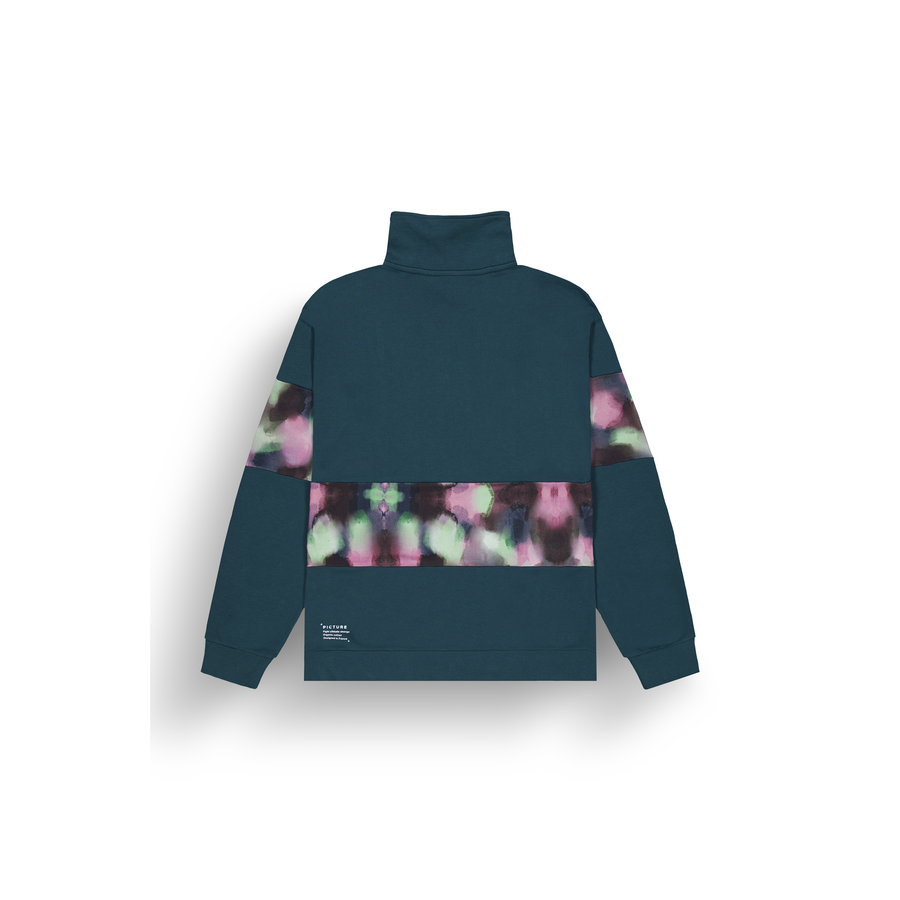 FIR RUGBY 1/4 ZIP SWEATER __color:Deep_Water#4
