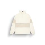 FIR RUGBY 1/4 ZIP SWEATER __color:Whitecap_Gray#16