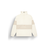 FIR RUGBY 1/4 ZIP SWEATER __color:Whitecap_Gray#16