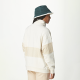 FIR RUGBY 1/4 ZIP SWEATER __color:Whitecap_Gray#15
