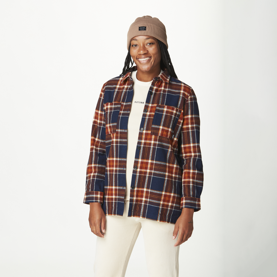 DONIS SHIRT __color:Plaid_Sunset#12