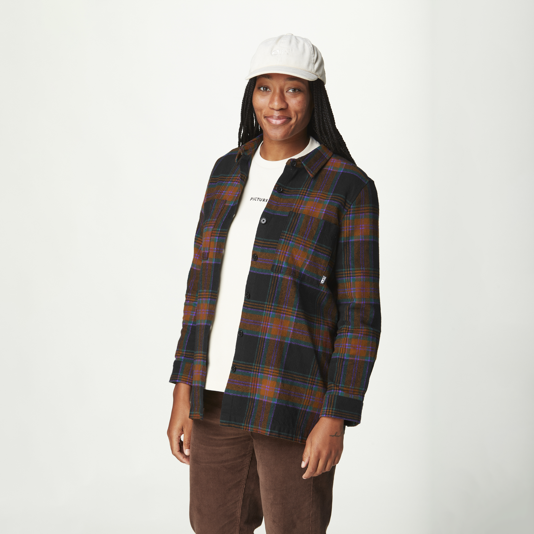 DONIS SHIRT __color:Plaid_Black#1