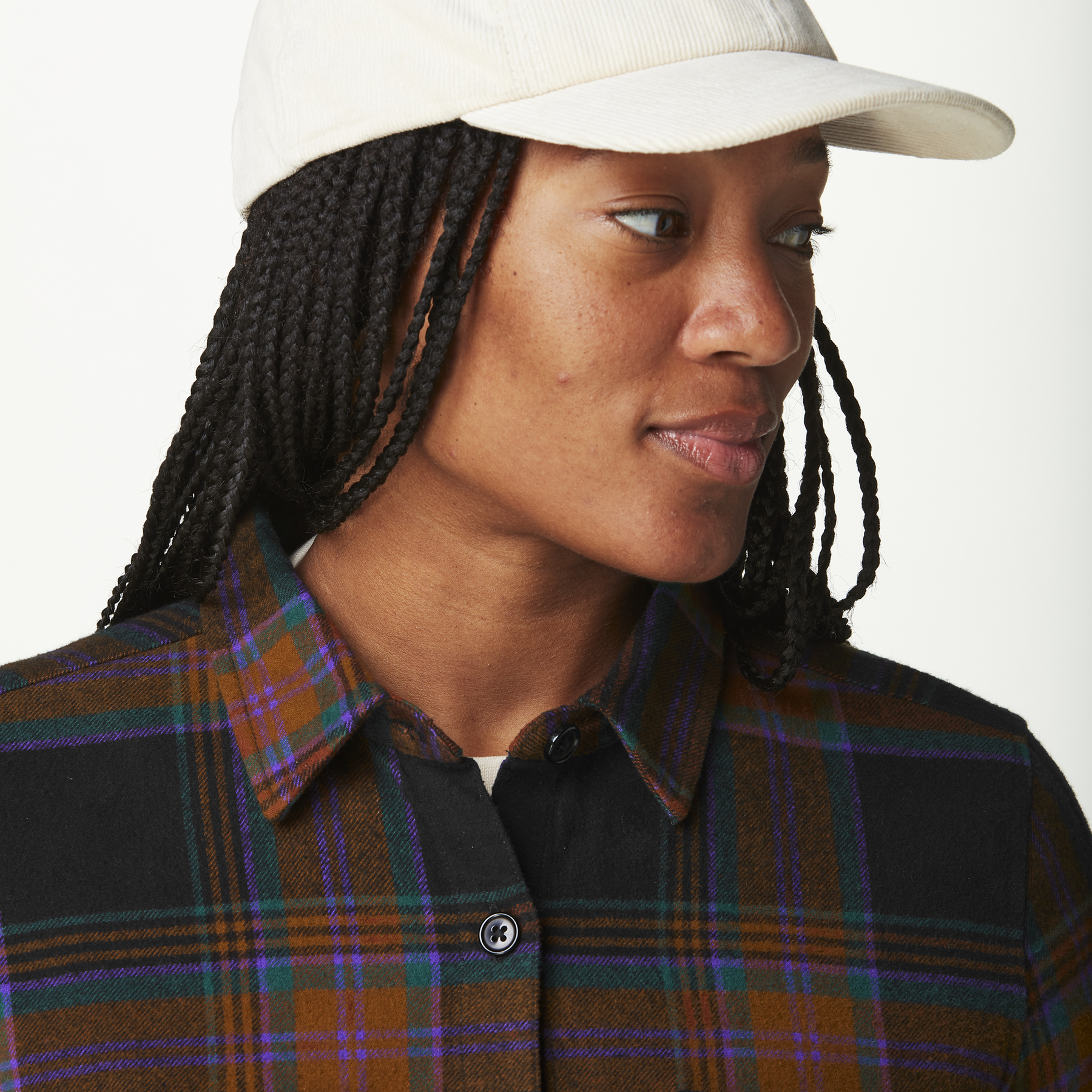 DONIS SHIRT __color:Plaid_Black#3
