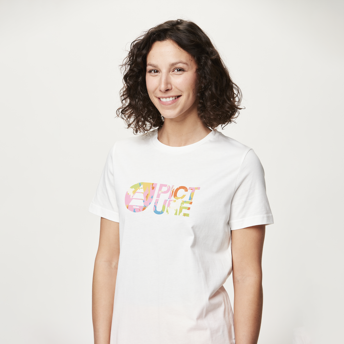BASEMENT TEE W __color:White#18