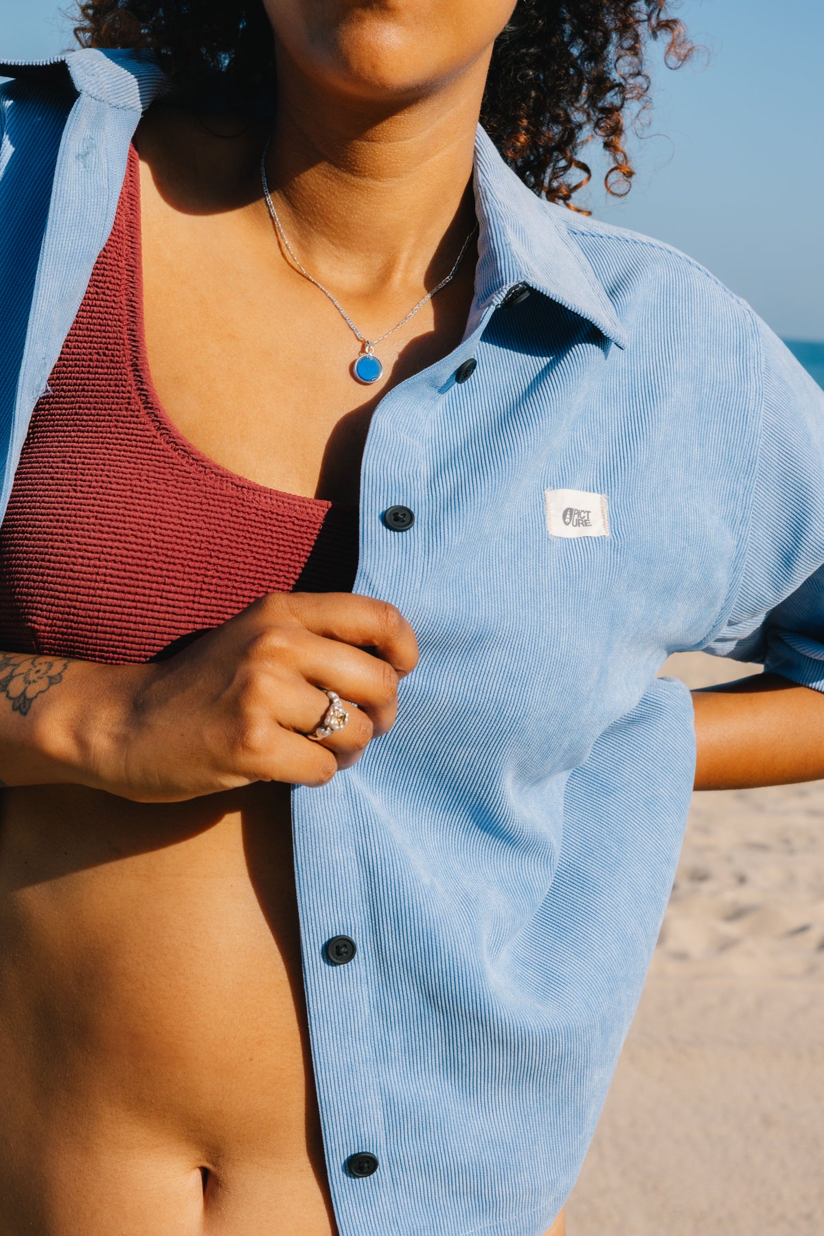 SESIA CORD SHIRT __color:Vista_Blue#26