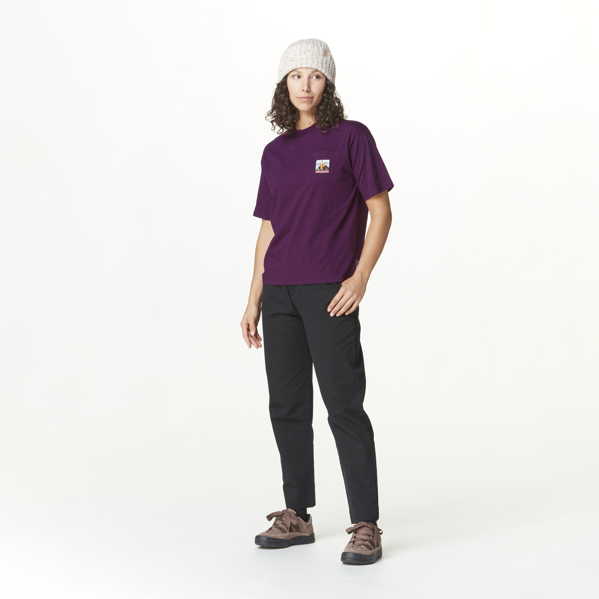 KIARRA POCKET TEE __color:Potent_Purple#3