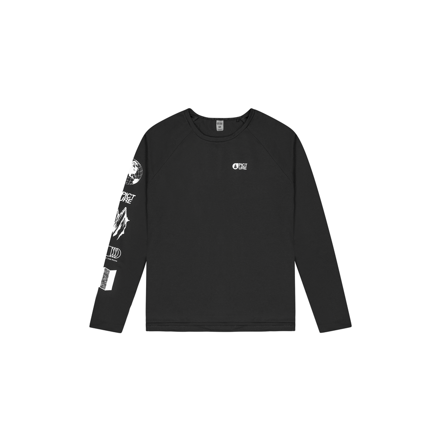 TIMONT W LS TECH TEE __color:Black_Logo#10
