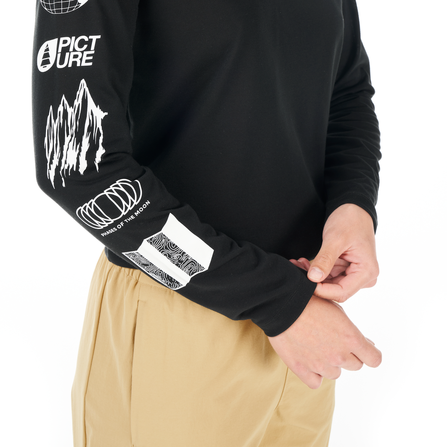 TIMONT W LS TECH TEE __color:Black_Logo#9