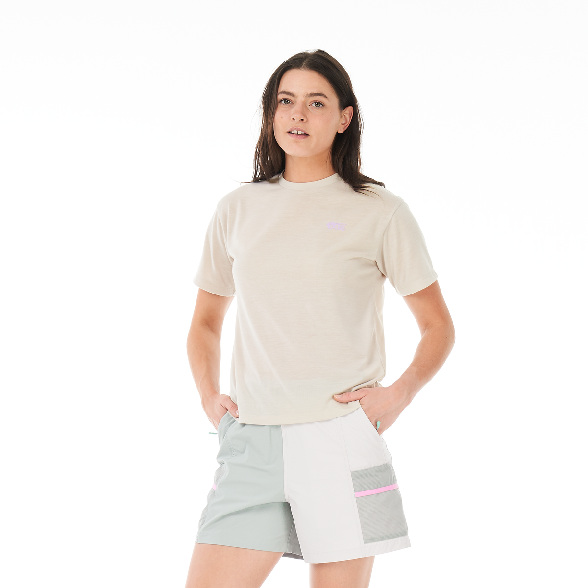 TIMONT W TECH TEE __color:Wind_Chime#64